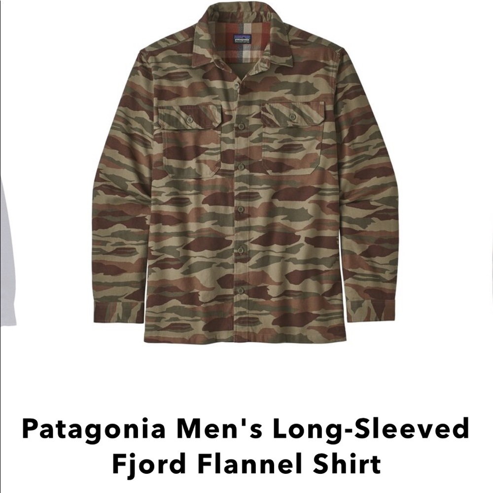 Men’s Patagonia Fjord Flannel Shirt-tags